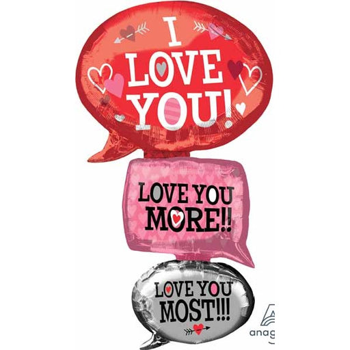Love Bubbles 53-Inch Foil Balloon