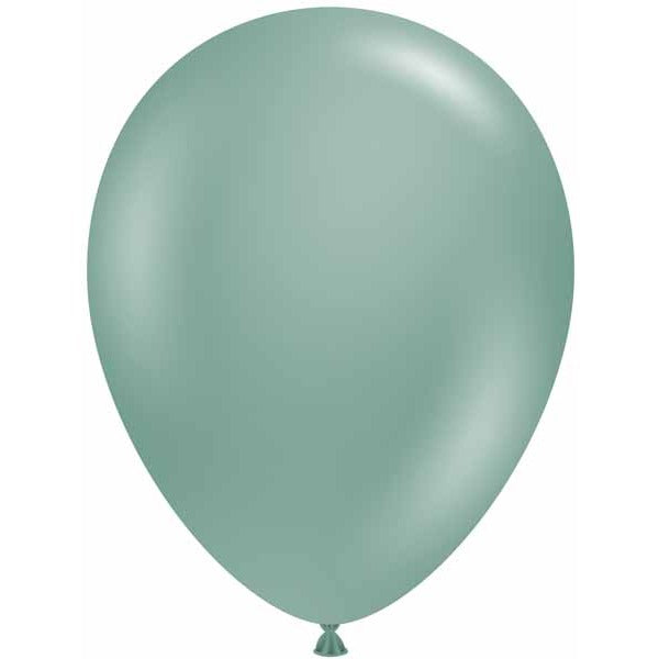 TUFTEX 11-Inch Willow Green Latex Balloons, 100 Count