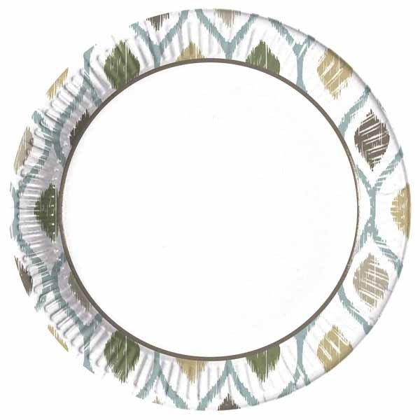 Boho Cells 9-Inch Paper Plates, 8 Pack