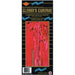 8'X3' 1-Ply Metallic Curtain In Red - 1/Pk