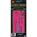 "8'X3' Cerise Metallic Curtain - 1 Ply, Lightweight - Perfect For Events"