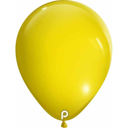 Prima Yellow 11-Inch Round Latex Balloons, 100 Count