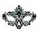 Plastic Masquerade Face Mask with Ribbon Tie