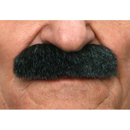 MOUSTACHE BLACK GREY 8CM X 2.5 CM