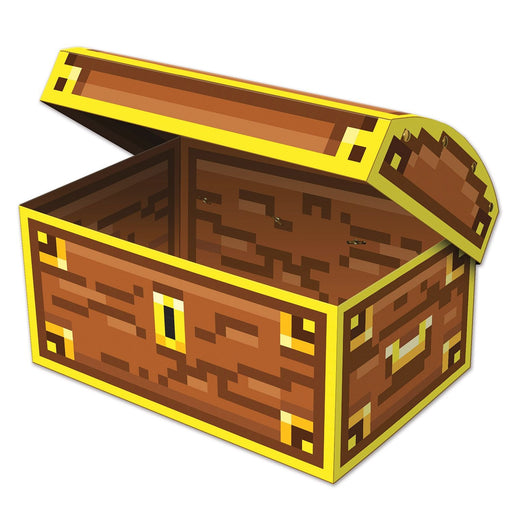 8-Bit Treasure Chest Decoration, 8 x 5.5 Inches