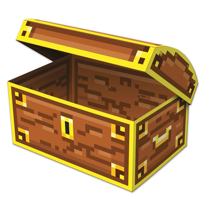 8-Bit Treasure Chest Decoration, 8 x 5.5 Inches