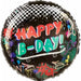 Skater Party Birthday 18-Inch Round Foil Balloon