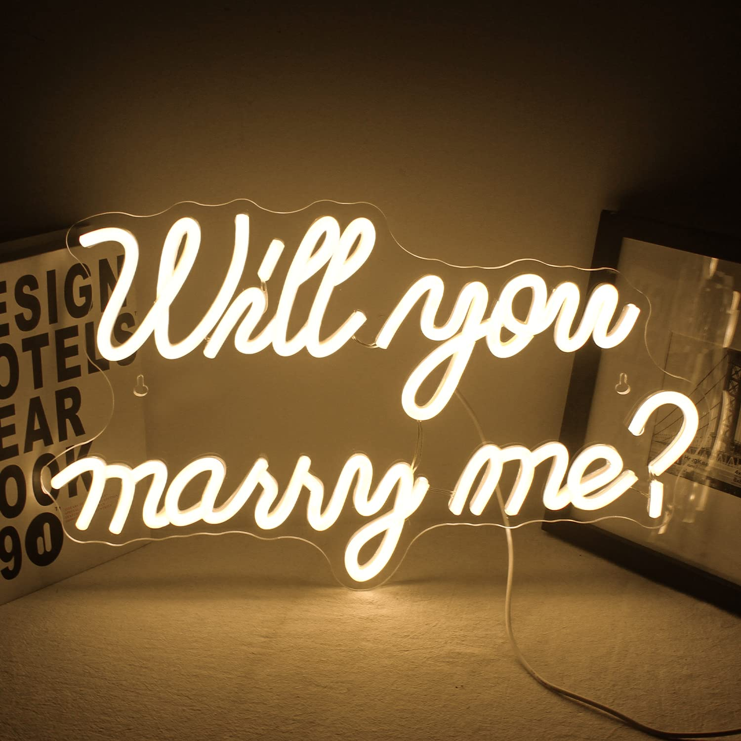 Custom Neon Sign - Will You Marry Me?