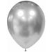 Trico Chrome Silver 12-Inch Latex Balloons, 100 Count