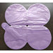 8-Inch Chrome Lavender Quad Foil Balloon