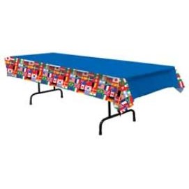 International Flag Plastic Table Cover