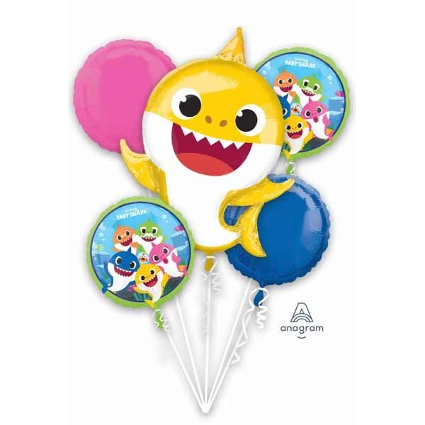Baby Shark Foil Balloon Bouquet
