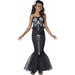 Skeleton Mermaid Tween Costume, Medium (10-12)