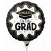 Congrats to the Grad 9-Inch Round Foil Balloon
