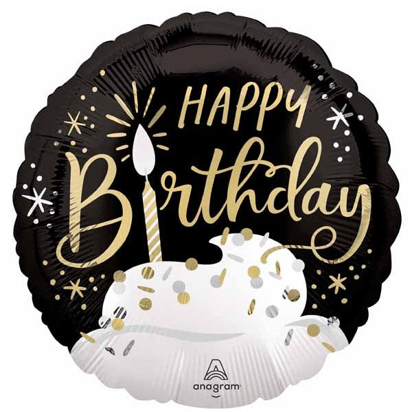 Birthday Wishes 18-Inch Round Foil Balloon