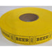 ROLL TICKETS 2000 BEER YELLOW
