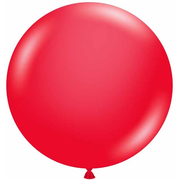 TUFTEX 36-Inch Standard Red Latex Balloons, 2-Pack
