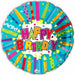 Happy Birthday Candles 18-Inch Foil Balloon