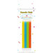 CANDLES 5.7" W/HOLDE RS BRIGHT COLOUR 16P