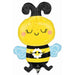 Happy Bee Mini Shape Foil Balloon