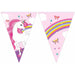 Unicorn Rainbow Paper Triangle Flag Banner