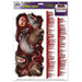 Bloody Rats Toilet Tank Peel 'N Place Halloween Decoration