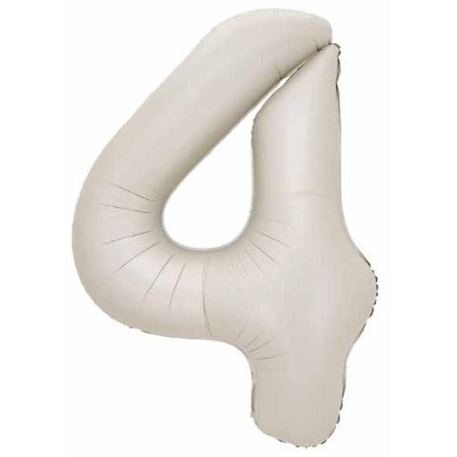 Decochamp 34-Inch Latte Number 4 Balloon