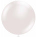 TUFTEX 24-Inch Pearl White Sugar Latex Balloons, 25 Count
