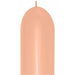Sempertex 360 Peach Blush Latex Balloons, 50 Count