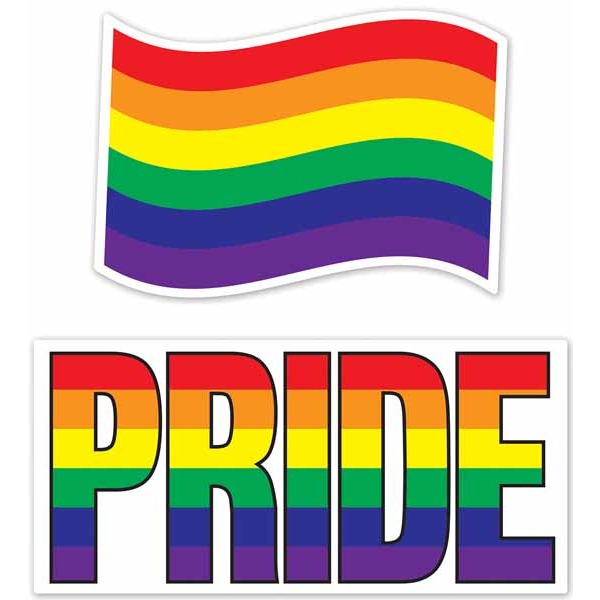 Jumbo Rainbow Cutouts, 2 Pack
