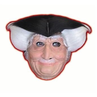 Grandpa Bat Black Costume Wig with White Tips