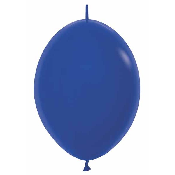 Sempertex Royal Blue 12" Link-O-Loon Latex Balloons, 25 Pack
