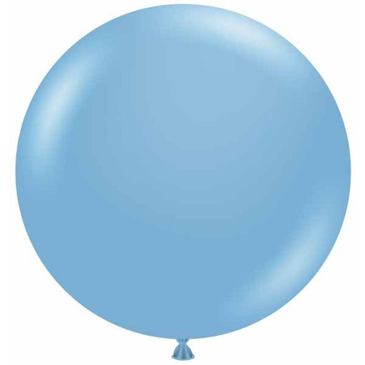 TUFTEX 36-Inch Pearl Georgia Blue Latex Balloons, 2 Count