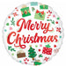 Santa's Christmas Presents 18-Inch Round Foil Balloon