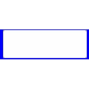 BLANK SIGN BANNER (1PK) 5'X21"