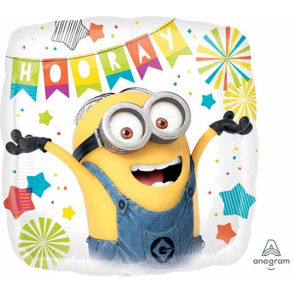 Despicable Me Minions Party Square Foil Balloon