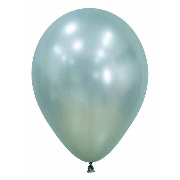 Sempertex 5" Silk Cool Mint Latex Balloons, 50 Pack