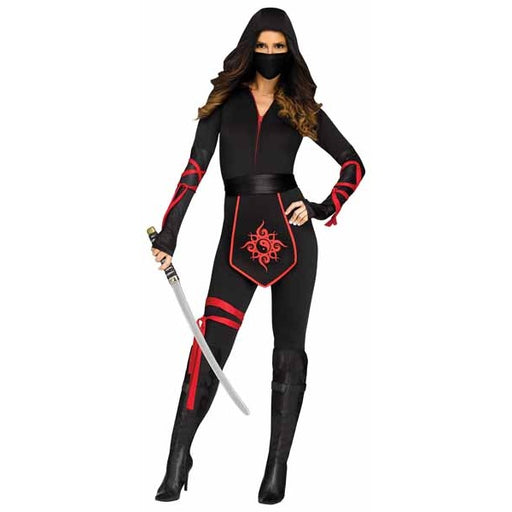 Sexy Ninja Warrior Women's Costume, Adult Medium 8-10