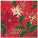 Holly & Poinsettia 3-Ply Luncheon Napkins, 20 Pack