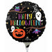Halloween Night 4 Inch Round Foil Balloon