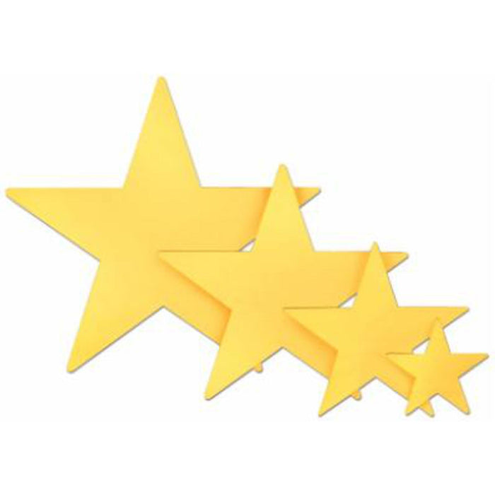 9" Gold Foil Star Balloon Bulk Pack.