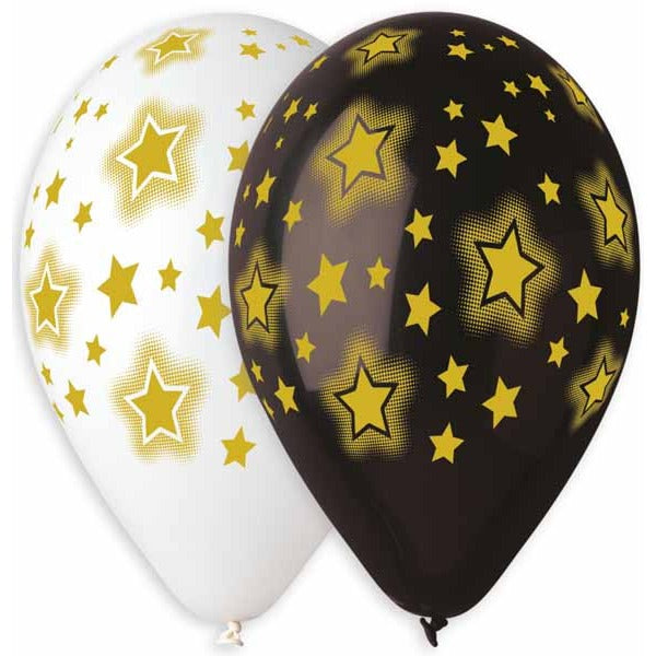 GEMAR 13" COSMIC STARS B&W 50/BAG
