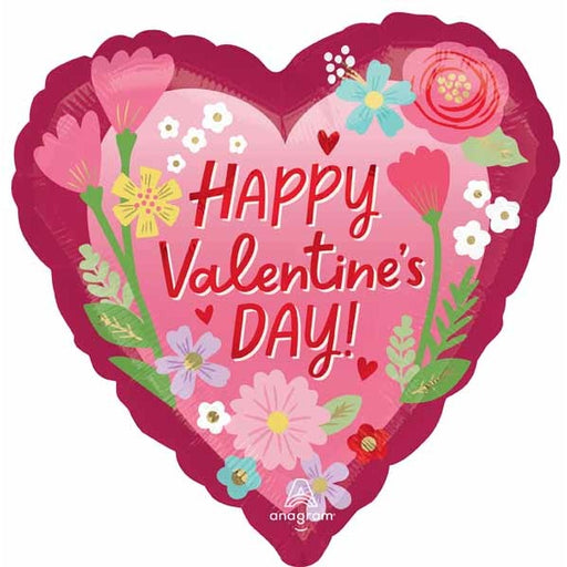 Sending Flowers 18-Inch Heart Foil Valentine's Day Balloon