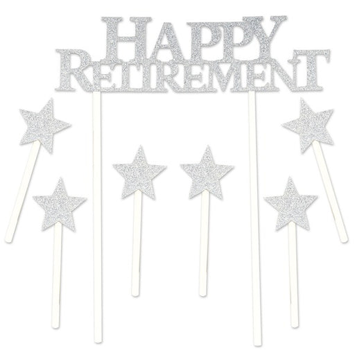 Happy Retirement Cake Topper, 1 Count