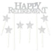 Happy Retirement Cake Topper, 1 Count