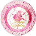 Happy Birthday Ballerina 18-Inch Round Foil Balloon