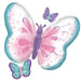 Flutters Butterfly 29" Shaped Foil Balloon