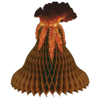 TISSUE VOLCANO CENTREPIECE 1PK 15"