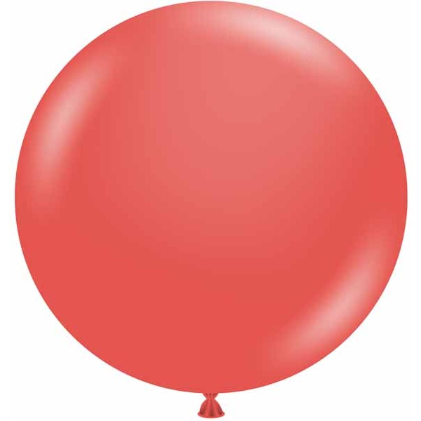 Tuftex Aloha Pink Coral 24-Inch Latex Balloons, 25 Count