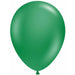 TUFTEX 11" Crystal Emerald Green Latex Balloons, 100 Count